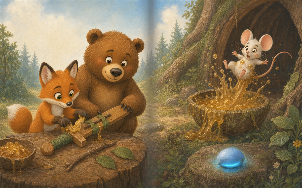 Illustrated scene from Honesty